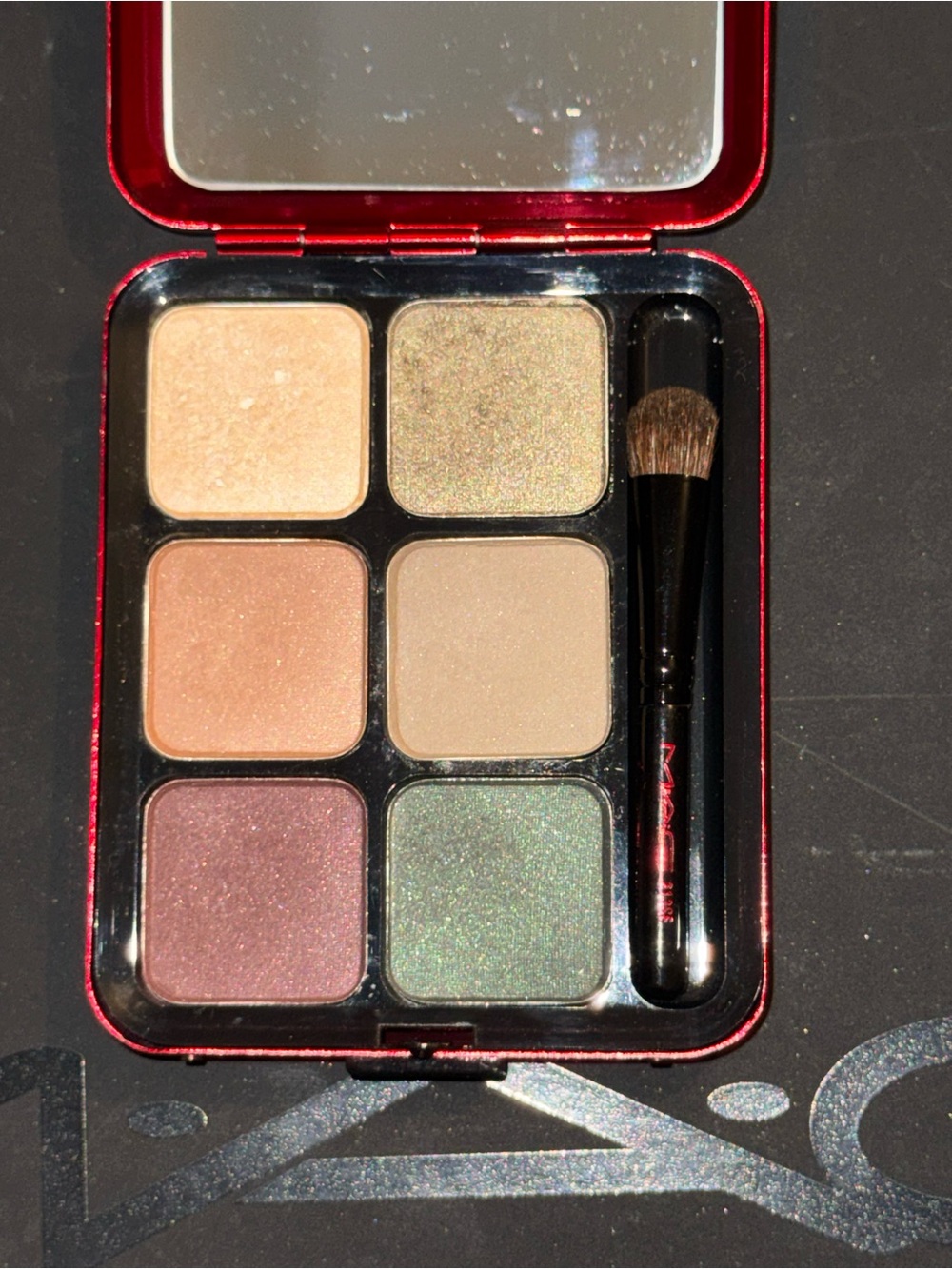 MAC Intriguing Scarlet Eyeshadow Palette-Warm Eyes